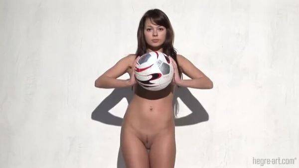 Brunette Soccer Player with a Big Booty - xxxfiles.com - Poland on v0d.com