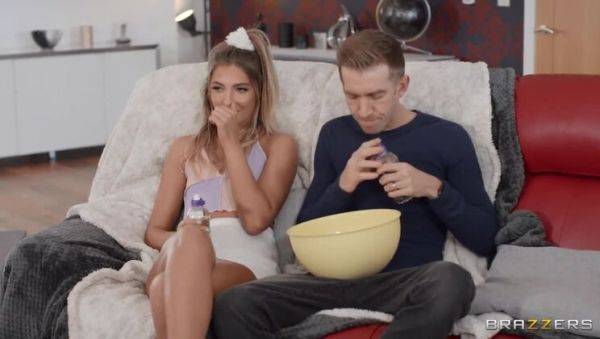 Blonde's Cum-Covered Face - porntry.com on v0d.com
