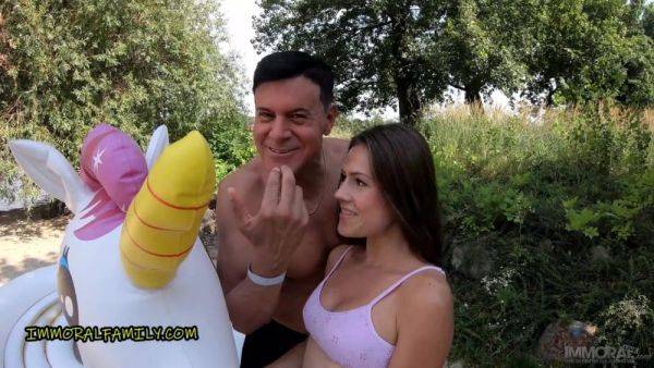 SUBMISSIVE Latina Brunette Serina Gomez - outdoor reality hardcore - xtits.com on v0d.com