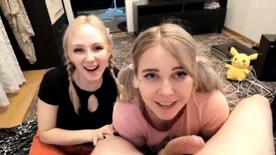 Cute blonde teen girlfriend awesome POV blowjob - drtuber.com on v0d.com