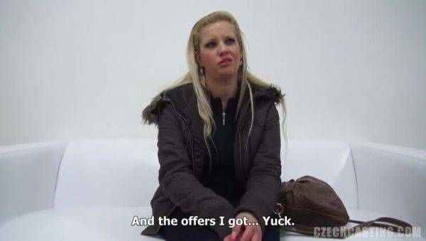 Big-Titted Blonde: Petra's Casting - porntry.com - Czech Republic on v0d.com