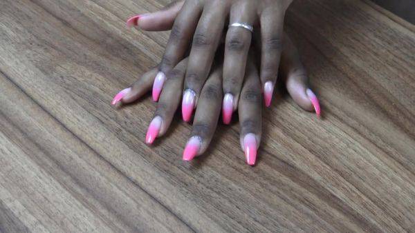 Ebony Hand Finger Nails Fetish - SoloAustria - hotmovs.com on v0d.com