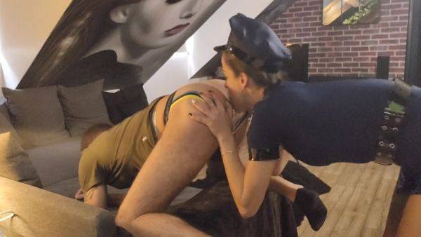 This Policewoman Arrested Me And Fucked My Ass At Her House - hclips.com on v0d.com