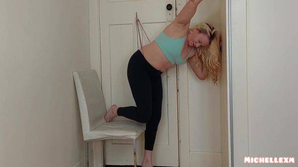 Hanging Wedgie Off A Door 5 Min - upornia.com on v0d.com
