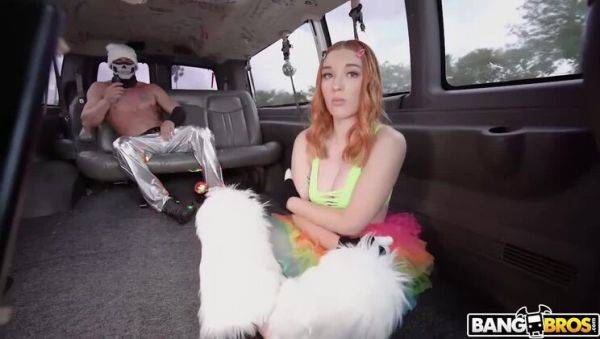 Ecstasy-Fueled Opal Can't Wait to Score on the Bus - porntry.com on v0d.com