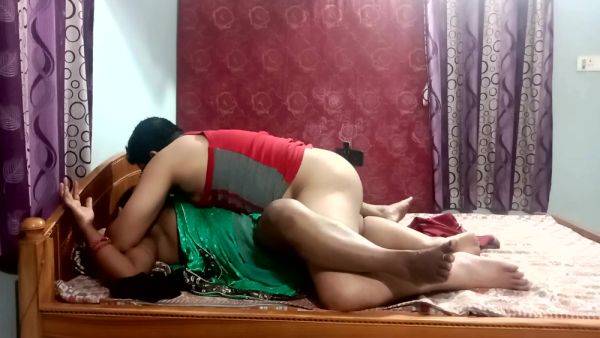 Indian Aunty Hot Sex And Blowjob - hclips.com - India on v0d.com