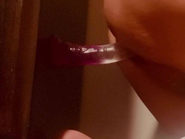 Sticking My Dildo To My Dresser And Fucking It Till I Cum - desi-porntube.com on v0d.com