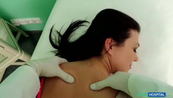 Young Brunette Mum Takes A Thermometer Up Her Ass - Corazon Del Angel in Hospital reality sex - xhand.com - Czech Republic on v0d.com