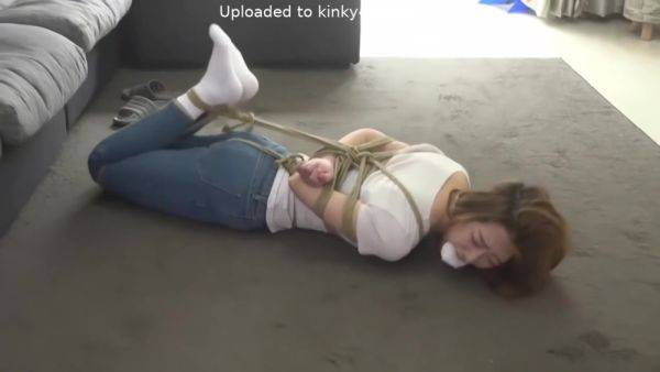 Asian Girl Tied Up And Gagged Part 2 - upornia.com on v0d.com