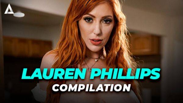 GIRLSWAY - HOT REDHEAD LAUREN PHILLIPS COMPILATION! SQUIRTING, ROUGH FINGERING, GROUP SEX, & MORE... - txxx.com on v0d.com