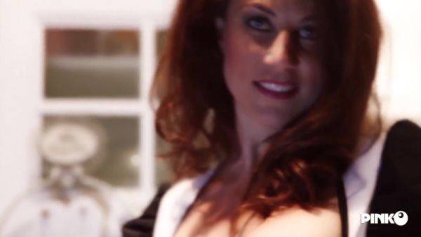 Roberta Gemma Gets Cum On Her Tits After Enjoying It In The Ass - videomanysex.com on v0d.com