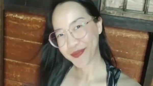 Look My Pussy And Tits With Asian Milf - desi-porntube.com on v0d.com