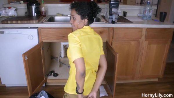 Hindi Sex - Indian Fucking Plumber Fixing All Holes With Big Screw Driver - desi-porntube.com - India on v0d.com