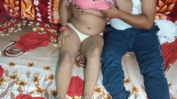 Indian Beautiful Step Aunty Having Romance - Hindi Sex - desi-porntube.com - India on v0d.com