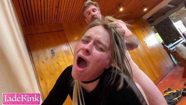 Naughty Pastor Abuses Married Babe in Rough Cosplay Sex - porntry.com on v0d.com
