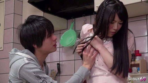 Japanese Teen Seduced by Classmate in Hardcore Creampie - porntry.com - Japan on v0d.com