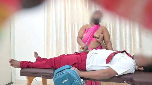 Schoolboy Gets Happy Ending Massage from Bhabhi - xxxfiles.com on v0d.com