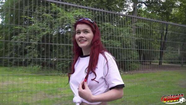German Redhead Mia May Gets Anal Fucked in Public - porntry.com - Germany on v0d.com