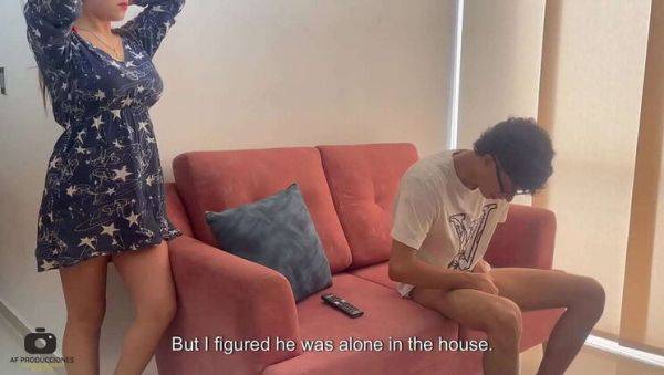 Stepsister Catches Me Jerking Off While Snooping Her Phone Pics - porntry.com on v0d.com