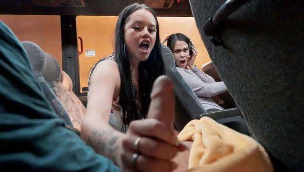 Sneaky Bus Sex with Big Tits Teen - xxxfiles.com on v0d.com
