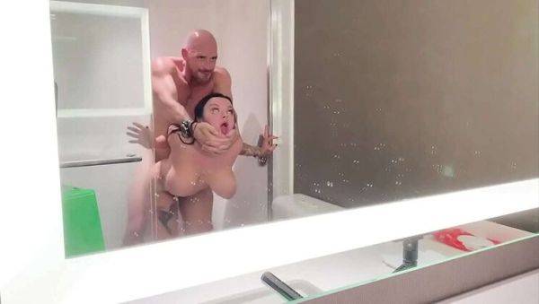 Hot Brunette Payton Preslee Gets Fucked in the Shower by Johnny Sins - porntry.com on v0d.com
