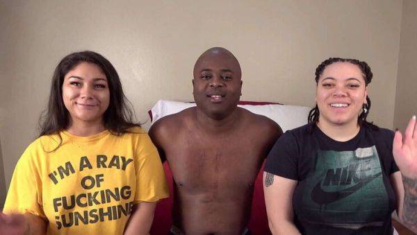 Big Cock Stretching for Curvy Latinas Kay Lee and Mila - porntry.com on v0d.com