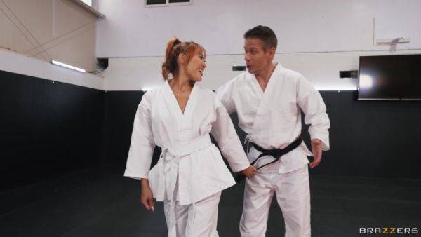 Dojo Pussy Slam With Mick Blue, Jazmin Luv, Mina Luxx - Brazzers - hotmovs.com on v0d.com