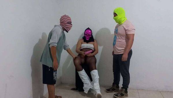 HALLOWEEN FANTASY COME TRUE - WIFE FUCKED BY HUSBAND'S BEST FRIEND WHILE WATCHED - xxxfiles.com on v0d.com