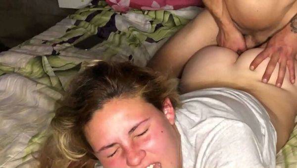 Rough Anal Sex Hurts Him But She Loves It - xxxfiles.com on v0d.com