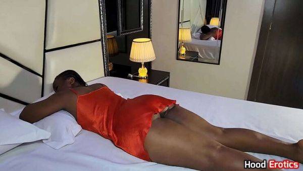 Black Babe Gets Morning Fuck with Big Cock - porntry.com on v0d.com