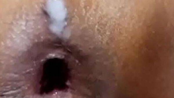 Ebony Babe Gets Anal Creampie and Enjoys Big Cock in Doggystyle - porntry.com on v0d.com