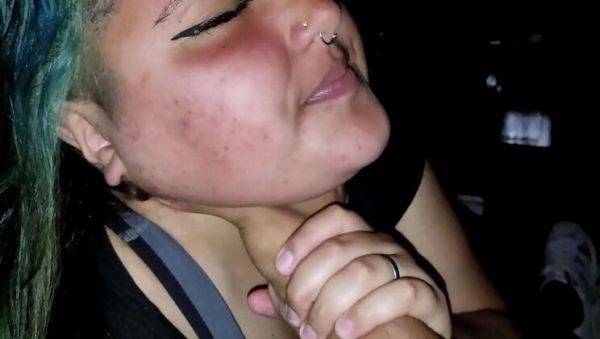 Step Sister Gives Me a Blowjob to Keep Her Tinder Secret - porntry.com - Argentina on v0d.com