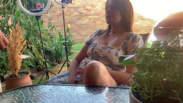 Brunette Stepmom Outdoor Sex - xxxfiles.com on v0d.com