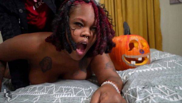 Big Tits Brattty Bae and Siren Nudist Get Fucked by Clown in Halloween Threesome - veryfreeporn.com on v0d.com