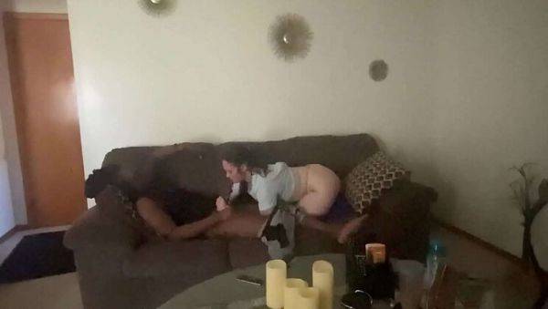 Blonde Babe Gets Rough Blowjob and Ass Shaking - veryfreeporn.com on v0d.com