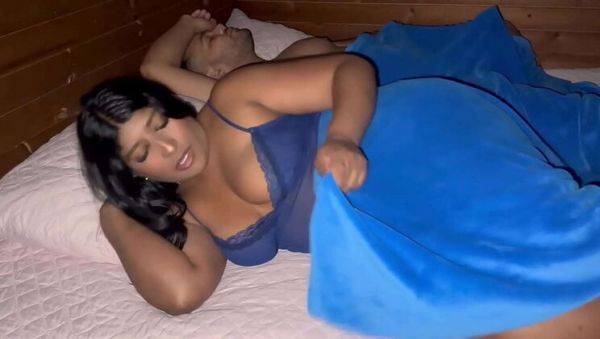 Step Dad Fills Stepdaughter's Wet Pussy with Creamy Load - porntry.com on v0d.com