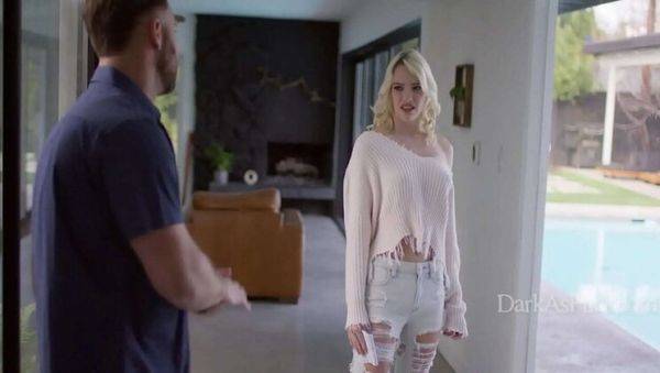 Desperate Rich Blonde Wife Discovers Husband's Dark Secret - porntry.com on v0d.com