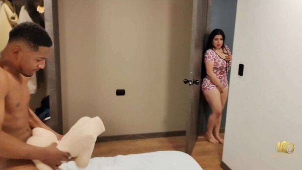 Watching Me Play with My New Doll, Latina Roommate Gets Turned On - veryfreeporn.com on v0d.com