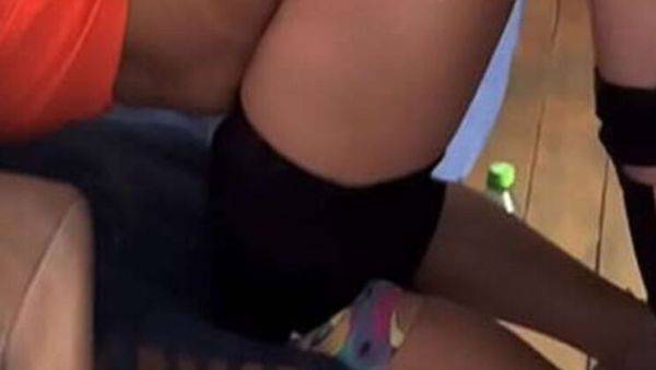 Watch Your Blonde Wife's Gym Secrets Exposed - porntry.com on v0d.com