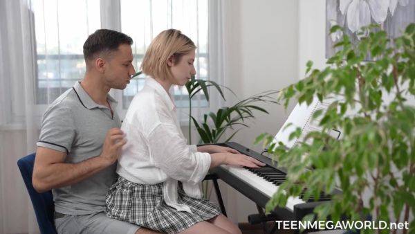 Spicy Music Lesson - Mila Pie - videomanysex.com on v0d.com