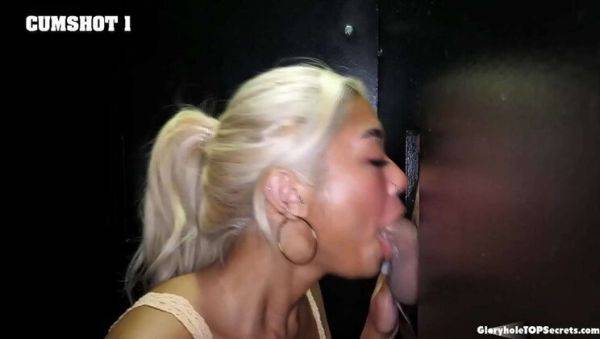 Glory Hole Slut Gia Returns for Third Pussy Pounding - xxxfiles.com on v0d.com