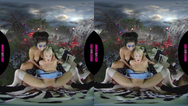 Fantastic Threesome With Alice In Wonderland With Alice Wonderland, Darce Lee And Lovita Fate - upornia.com on v0d.com