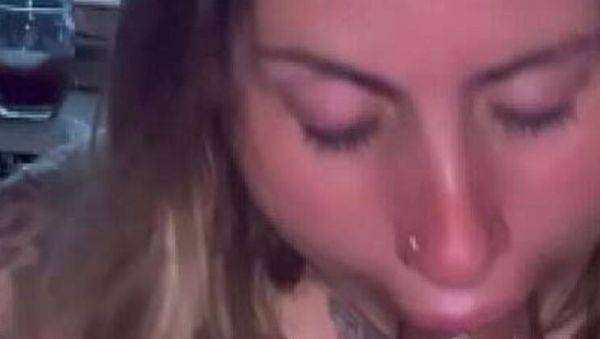 Blonde Slut Deepvane Sucks Brunilove's Cock - veryfreeporn.com on v0d.com
