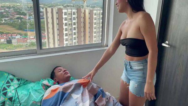 My Big Latino Step Brother Gets Nailed to Recover - xxxfiles.com on v0d.com