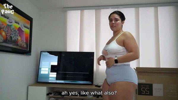 Step Sis Breaks TV with Flip Flop and Repays with Hot Sex - xxxfiles.com on v0d.com
