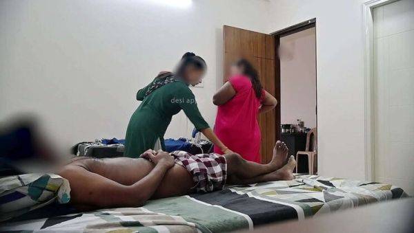 3 Way with Wife and Maid Riya Featuring Bulldick, Cutiepie, and Boobygirl4 - xxxfiles.com - India on v0d.com