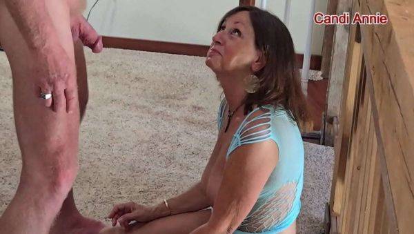 Candle Annie Gives Her Best Blowjob Ever - xxxfiles.com on v0d.com