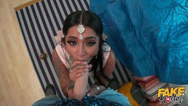 Wild Bang: Yasmina Khan and Nuria Millan Get Funky with a Horny Stud! - xxxfiles.com - India on v0d.com