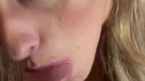 Blonde Milf Kiki Sucks Bo's Big Cock to Orgasm - porntry.com on v0d.com