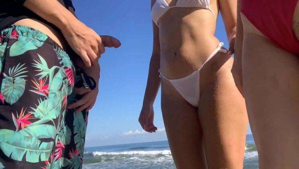 Naked Beach Flash: Horny Girls Get a Dose of Big Dick - xxxfiles.com on v0d.com